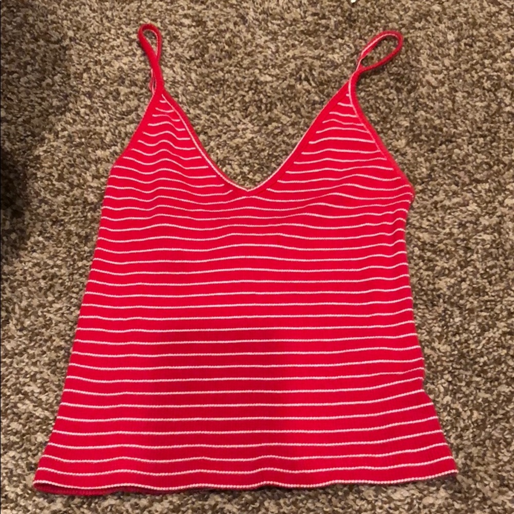 Cute spaghetti strap crop top!